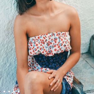 Lulu’s asymmetrical printed dress